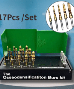 Dental Osseodensification Burs Implant Drivers Kit For Dental Implant Surgery Maxillary Sinus Lift with Diamond Coated Drill Bur